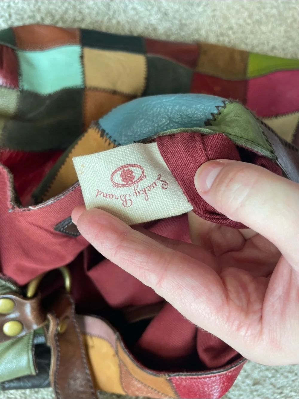 Lucky Brand soft patchwork